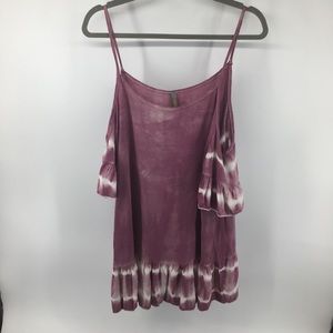 Jesse & J Mauve Tie Dye Dress